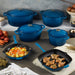 BergHOFF Neo Cast Iron Square Grill Pan 11", Blue - Griddles & Grill Pans