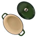 BergHOFF Neo Cast Iron 8qt. Oval Dutch Oven 13" with Lid, Green - Dutch Ovens