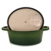 BergHOFF Neo Cast Iron 5qt. Oval Dutch Oven 11.5" with Lid, Green - Dutch Ovens