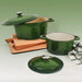BergHOFF Neo Cast Iron 7qt. Round Dutch Oven 11" with Lid, Green - Dutch Ovens