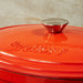 BergHOFF Neo Cast Iron 8qt. Oval Dutch Oven 13" with Lid, Orange - Dutch Ovens