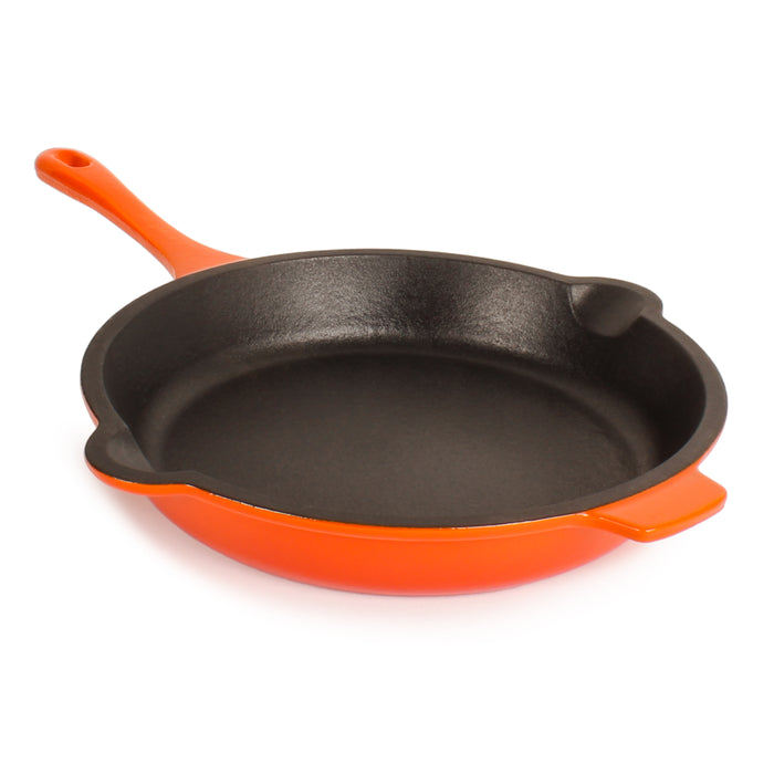Image 1 of Neo 10" Cast Iron Fry Pan, Orange
