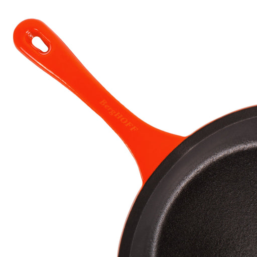 BergHOFF Neo Cast Iron Fry Pan 10", Orange - Skillets & Frying Pans