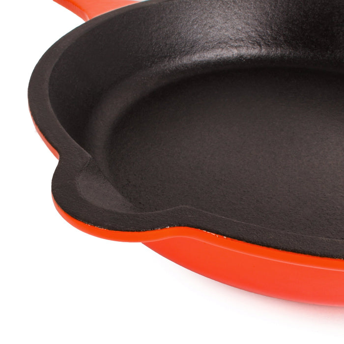 BergHOFF Neo Cast Iron Fry Pan 10", Orange - Skillets & Frying Pans
