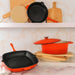BergHOFF Neo Cast Iron Fry Pan 10", Orange - Skillets & Frying Pans