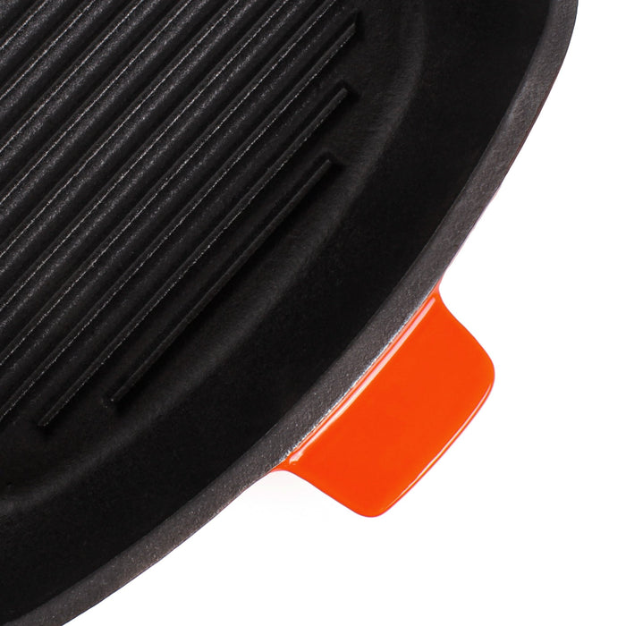 BergHOFF Neo Cast Iron Square Grill Pan 11", Orange - Griddles & Grill Pans