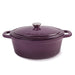 BergHOFF Neo Cast Iron 5qt. Oval Dutch Oven 11.5" with Lid, Purple - Dutch Ovens