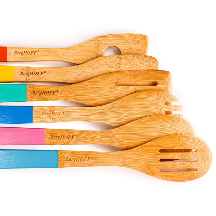 BergHOFF Essentials 6Pc Bamboo Utensil Set - Kitchen Utensil Sets