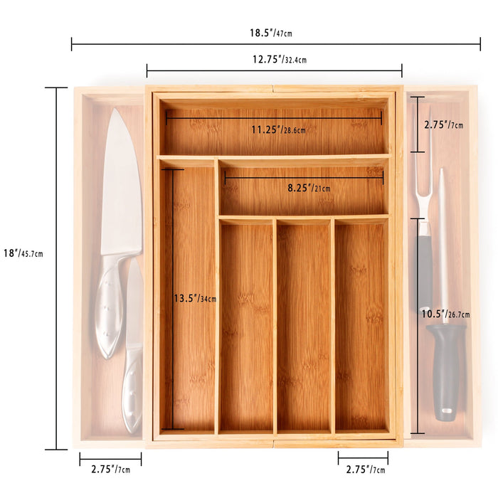 BergHOFF Essentials Flatware Organizer Expanding 8-slot - Kitchen Organizers