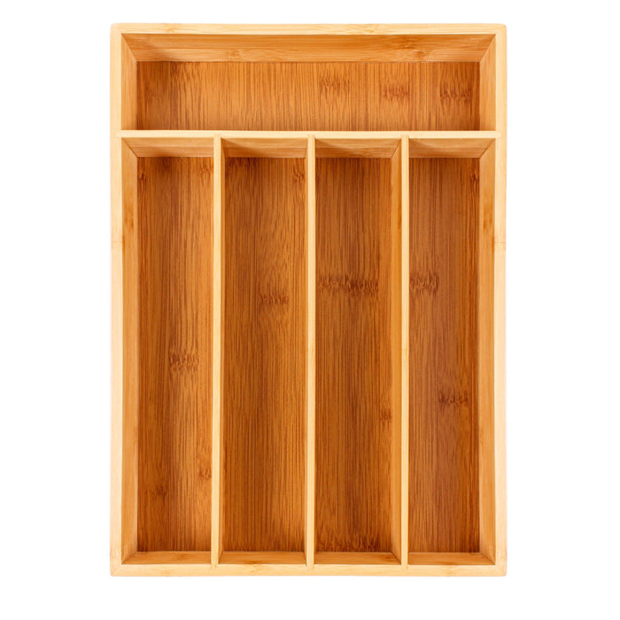 BergHOFF CooknCo 5-Slot Bamboo Flatware Organizer - Kitchen Organizers