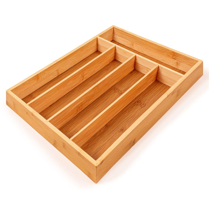 BergHOFF CooknCo 5-Slot Bamboo Flatware Organizer - Kitchen Organizers