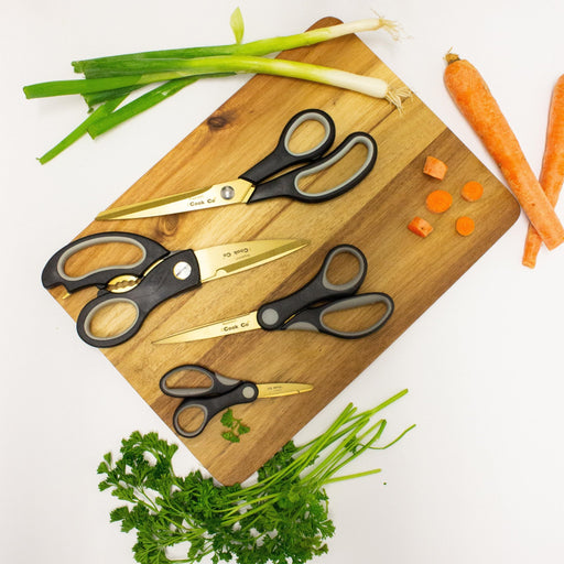 BergHOFF Studio 4Pc Stainless Steel Scissors Set, Gold - Kitchen Shears