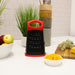 BergHOFF Non-Stick Stainless Steel 10" Box Grater, Red and Black - Food Graters & Zesters
