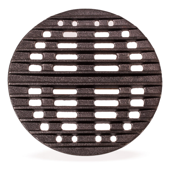 Image 1 of Neo Cast Iron Slotted Steak Press 9", Black