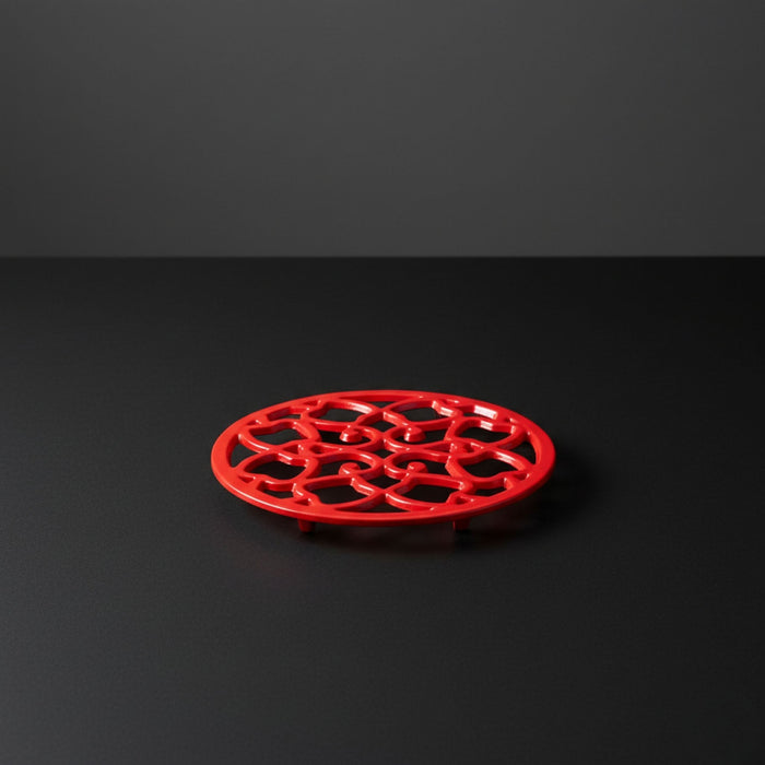 BergHOFF Neo Cast Iron Apple Trivet 7.5", Red - Kitchen Tools & Utensils