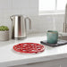BergHOFF Neo Cast Iron Apple Trivet 7.5", Red - Kitchen Tools & Utensils