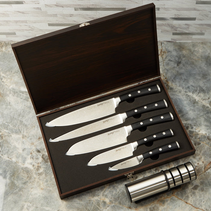 BergHOFF 19" Diamond Stainless Steel Knife Sharpener - Kitchen Knives