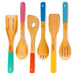 BergHOFF Essentials 7Pc Bamboo Banana Hanger and Utensil Set - Kitchen Utensil Sets