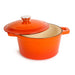 BergHOFF Neo 4pc Cast Iron Cookware Set, 3qt. & 7qt., Orange - Stock Pots
