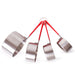 BergHOFF Stainless Steel 4pc Measuring Cup Set, Red Handles - Measuring Cups & Spoons
