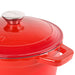 BergHOFF Neo 3pc Cast Iron Cookware Set, Fry Pan & Round Dutch Oven, Red - Dutch Ovens