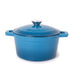 BergHOFF Neo 3pc Cast Iron Cookware Set, Fry Pan & Round Dutch Oven, Blue - Cookware Sets