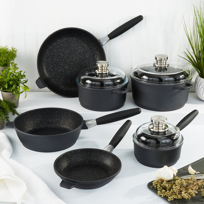 Image 1 of EuroCAST 9Pc Non-stick Chef's Cookware Set