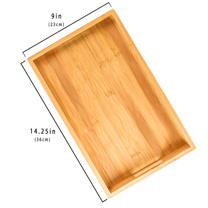Image 04 of Bamboo Serving Tray, 14"
