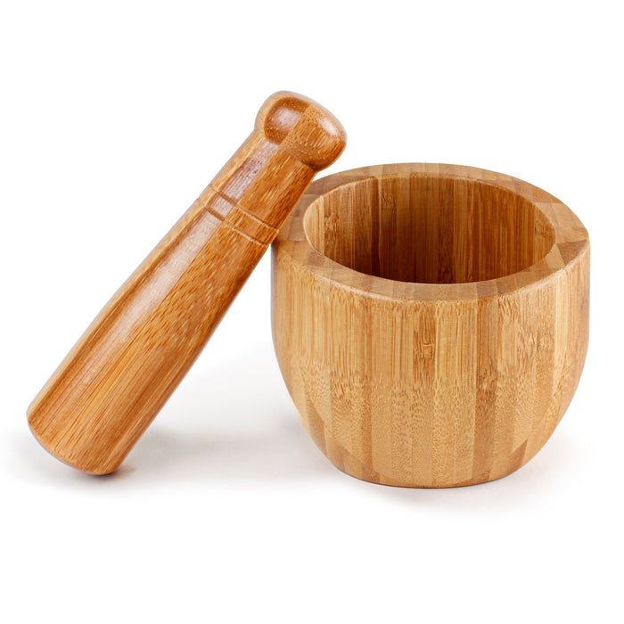 BergHOFF Bamboo 2Pc Mortar and Pestle, Natural - Bowls