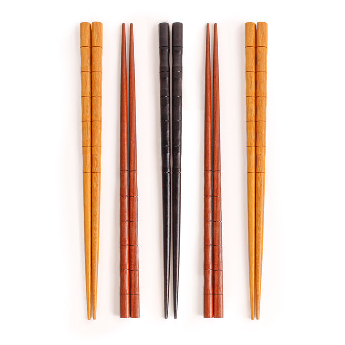 Image 1 of Bamboo Chopsticks, 5 pairs