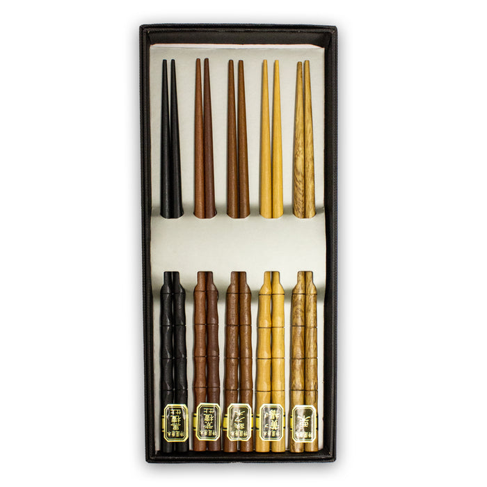 Image 1 of Bamboo Chopsticks, 5 pairs