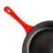 BergHOFF Neo 5pc Cast Iron Oval Dutch Oven Set with 10" Fry Pan, 5qt. & 8qt., Red - Skillets & Frying Pans