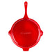 BergHOFF Neo 2pc Cast Iron 10" Fry Pan & 11" Grill Pan Cookware Set, Red - Griddles & Grill Pans