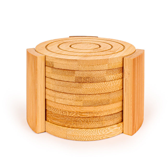 BergHOFF Bamboo 8pc Serving Tray with Coasters Set - Coasters