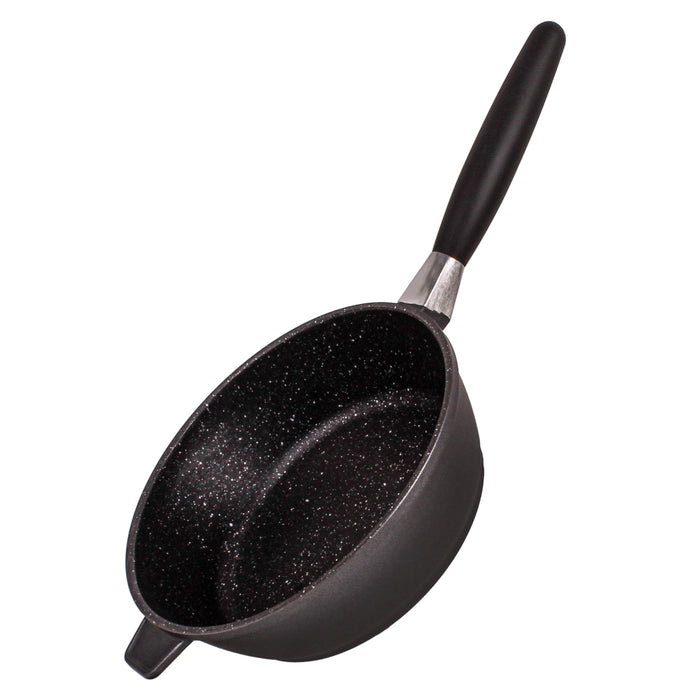 Image 3 of EuroCAST Cast Aluminum Non-stick 11" Saute Pan, Glass Lid