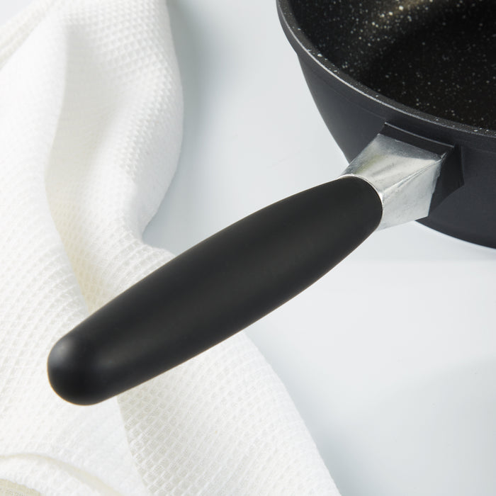 Image 3 of EuroCAST Cast Aluminum Nonstick 7" Sauce Pan 1.5qt., Glass Lid