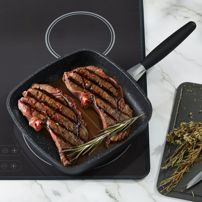 Image 1 of EuroCAST Cast Aluminum Nonstick 11" Grill Pan