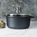Image 1 of EuroCAST Cast Aluminum Nonstick 10" Stockpot 5qt., Glass Lid