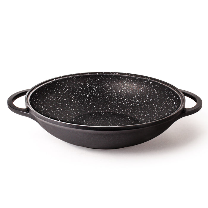 Image 7 of EuroCAST Cast Aluminum Nonstick 12.5" Wok 5qt. with Lid