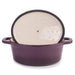 BergHOFF Neo 5pc Cast Iron Dutch Oven Set with 10" Fry Pan, 3qt. & 5qt., Purple - Cookware Sets