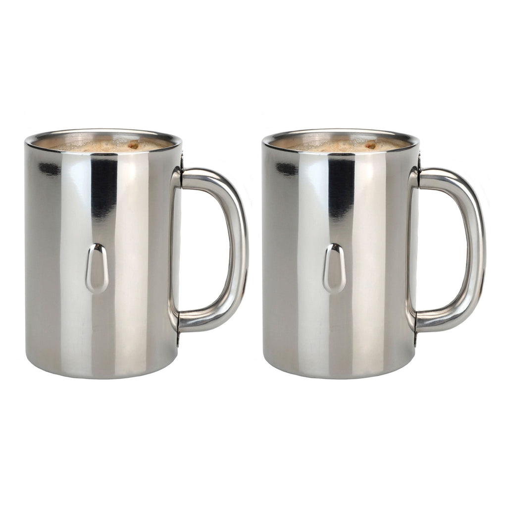 Straight Stainless Steel Coffee Mug (Set of 2) BergHOFF