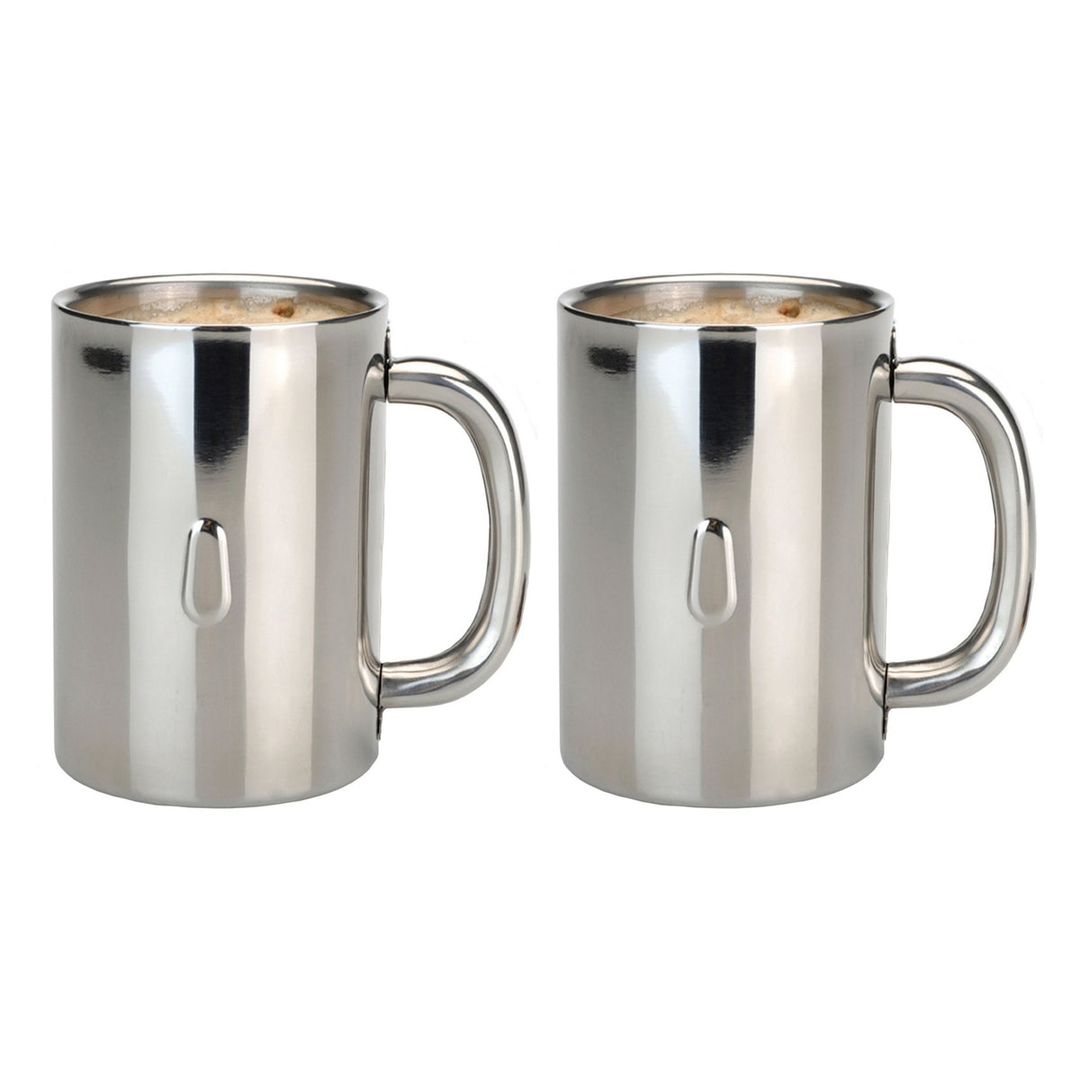 2Pc 18/10 Stainless Steel Coffee Mug, 12oz. — BergHOFF