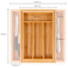 BergHOFF Bamboo 6-Slot Expanding Flatware Organizer, Set of Two - Kitchen Organizers