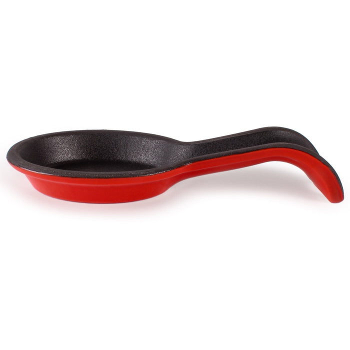 BergHOFF Neo 2pc Cast Iron Spoon Rest and Steak Press Set, Red - Grill Presses