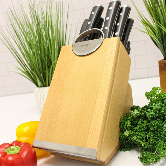 BergHOFF Forged 21Pc Stainless Steel Smart Knife Block with Sharpener - Knife Blocks & Holders