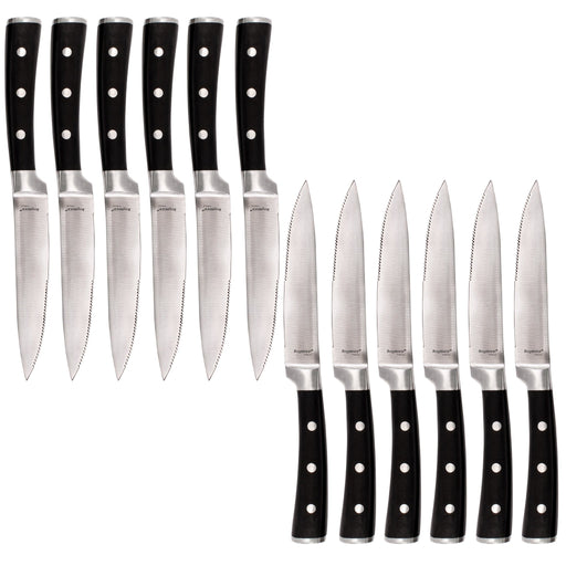 BergHOFF Essentials Classico 12Pc Stainless Steel Steak Knife Set, 5" - Kitchen Knives