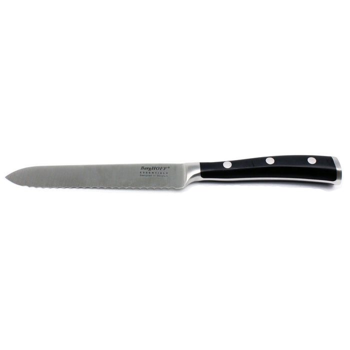 BergHOFF Essentials 18pc Stainless Steel Cutlery Set, Wooden Block - Knife Blocks & Holders
