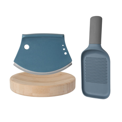 BergHOFF Leo 3Pc Kitchen Gadget Set, Herb Cutter, Ginger Grater - Kitchen Utensil Sets
