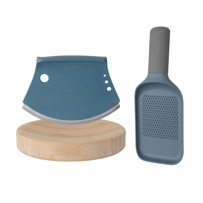 BergHOFF Leo 3Pc Kitchen Gadget Set, Herb Cutter, Ginger Grater - Kitchen Utensil Sets