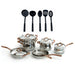 BergHOFF Ouro Gold 16Pc 18/10 Stainless Steel Cookware Set with SS Lids - Cookware Sets